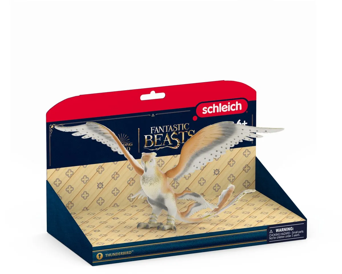 Schleich Wizarding World Dondervogel 14904 - Goud/Grijs/Wit