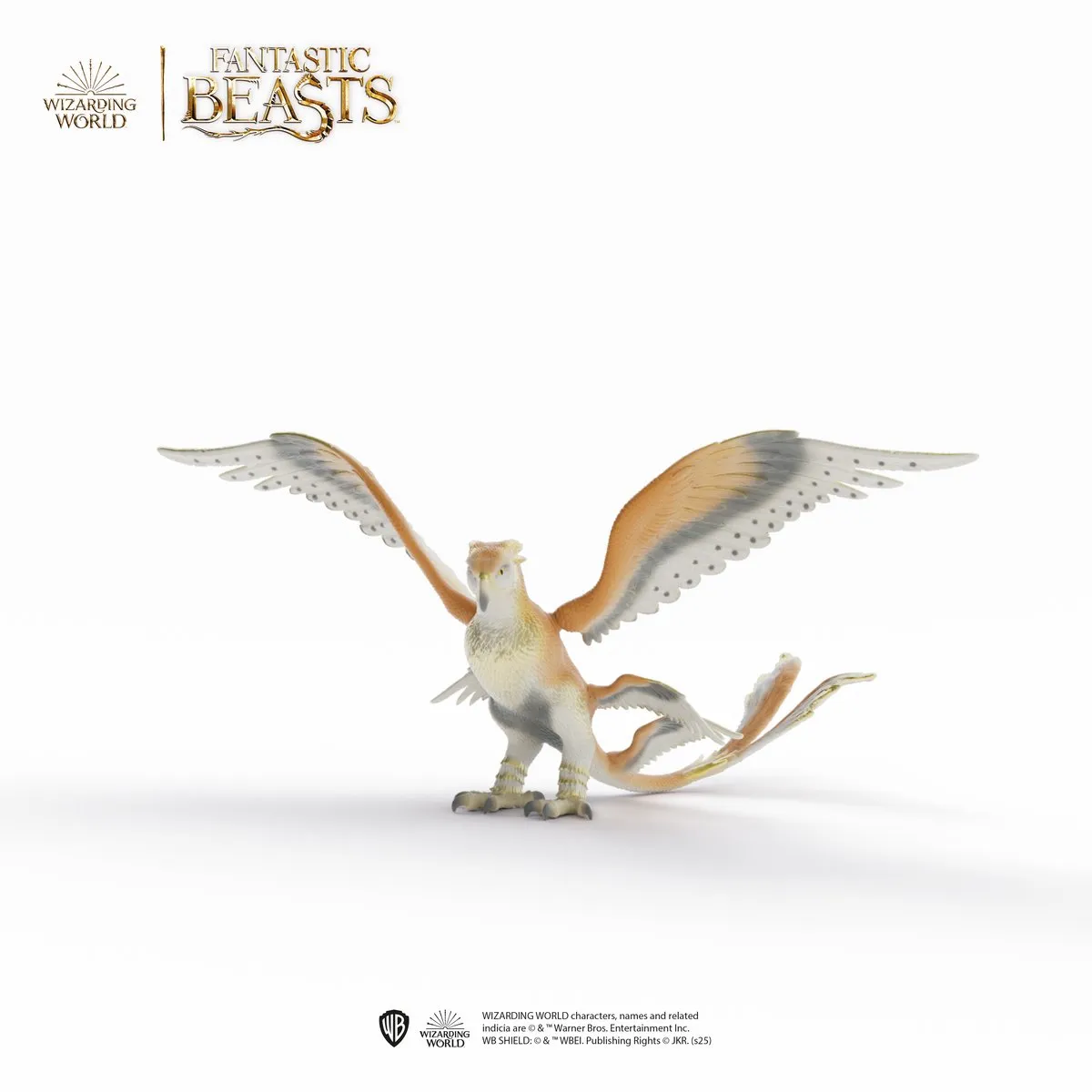 Schleich Wizarding World Dondervogel 14904 - Goud/Grijs/Wit