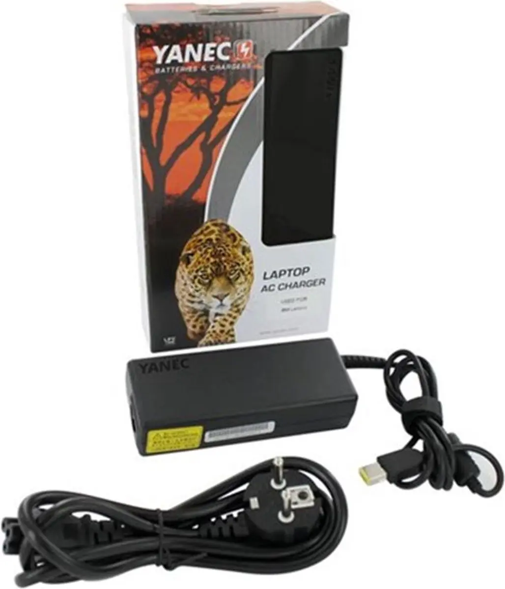 Yanec Lenovo P0353938 Voeding 90W - USB Geel