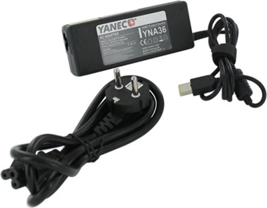 Yanec Lenovo P0353938 Voeding 90W - USB Geel