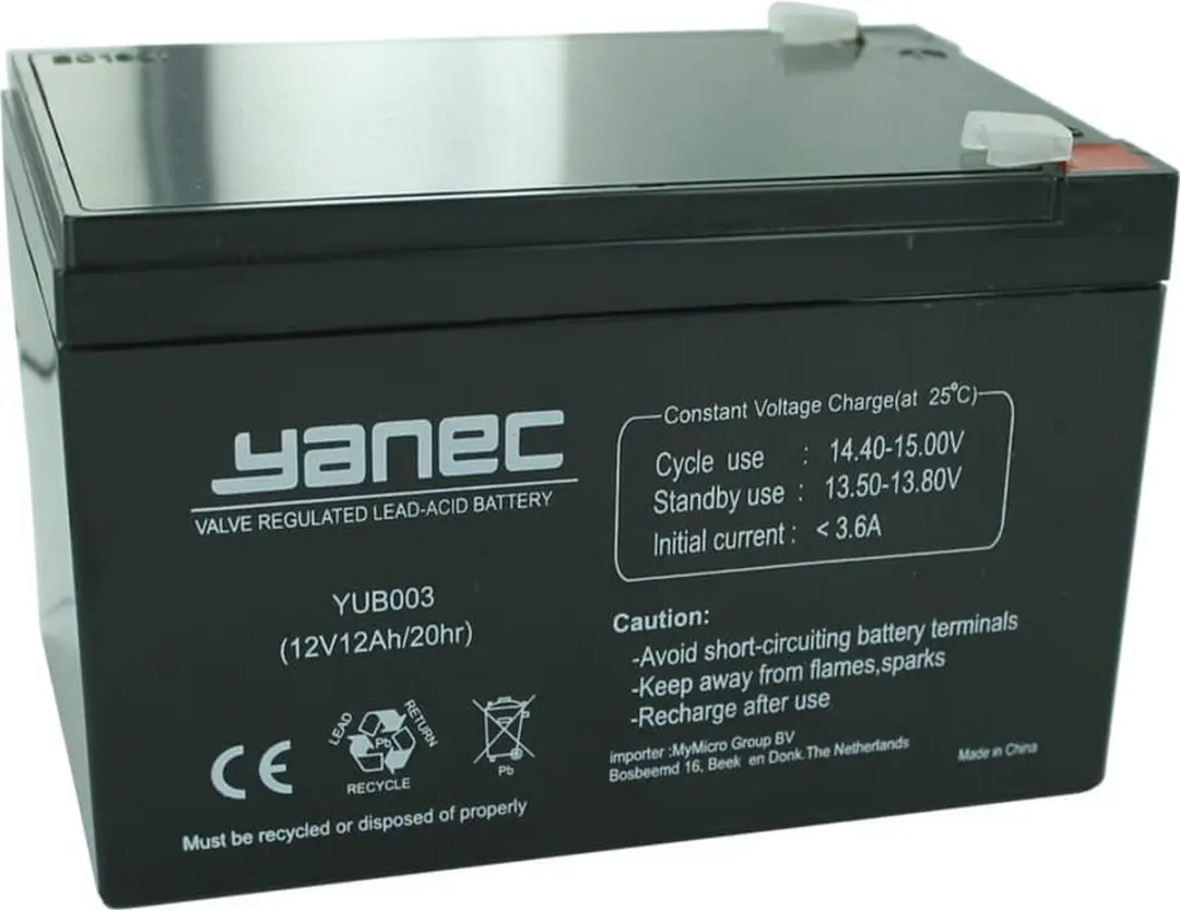 Yanec UPS Batterij Vervangingsset RBC4 (Excl. Kabels)