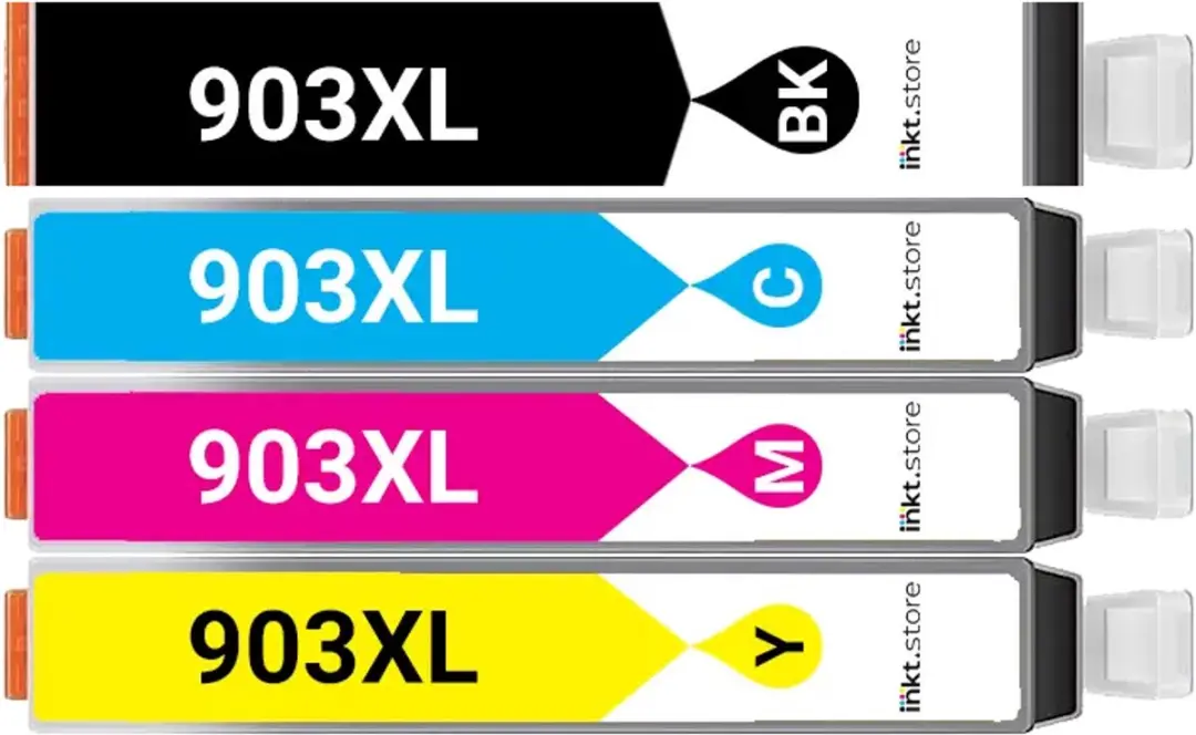 HP 903XL Huismerk Zwart, Cyaan, Magenta, Geel Multipack 4 stuks / Hoge Capacitei