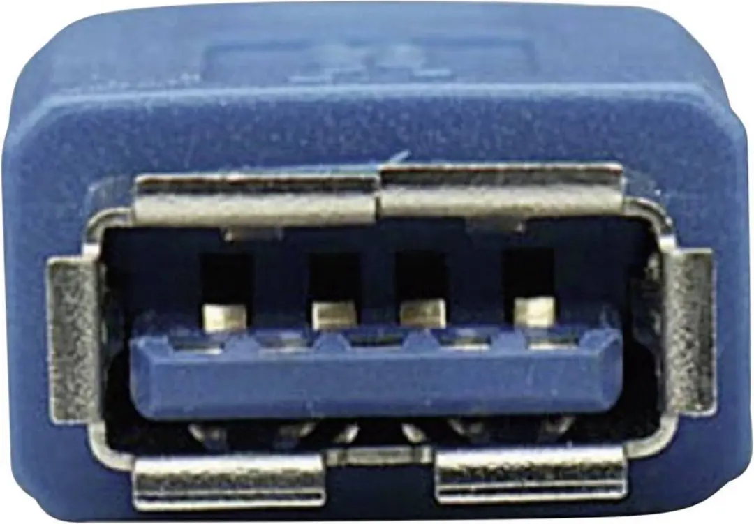 Manhattan 322379 USB-kabel - Blauw