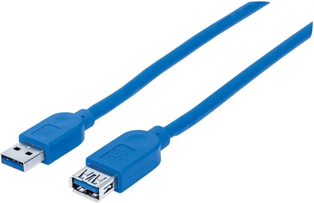 Manhattan 322379 USB-kabel - Blauw