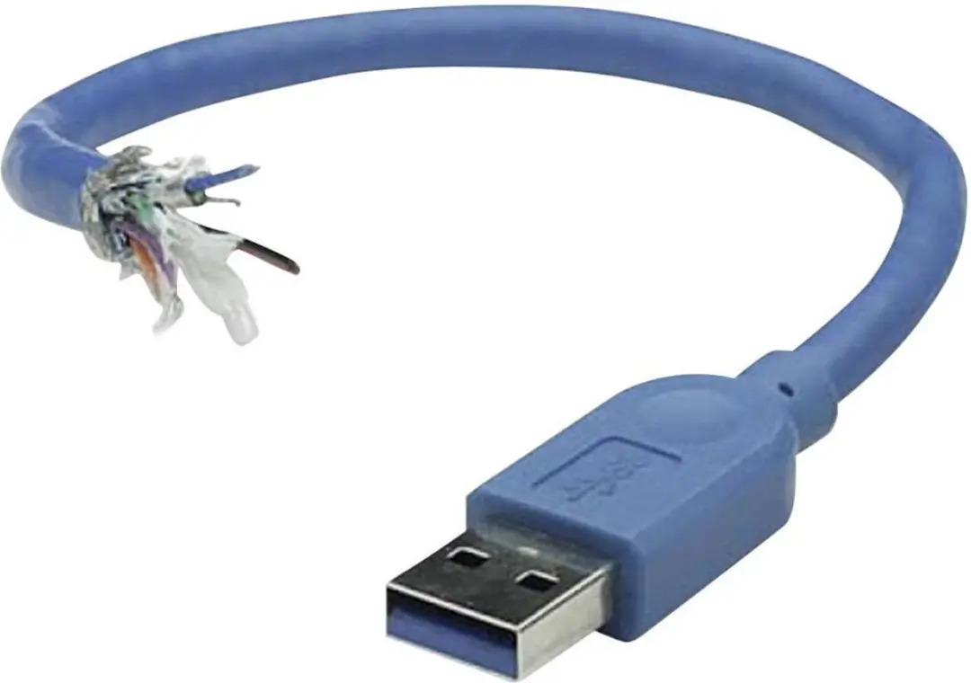 Manhattan 322379 USB-kabel - Blauw