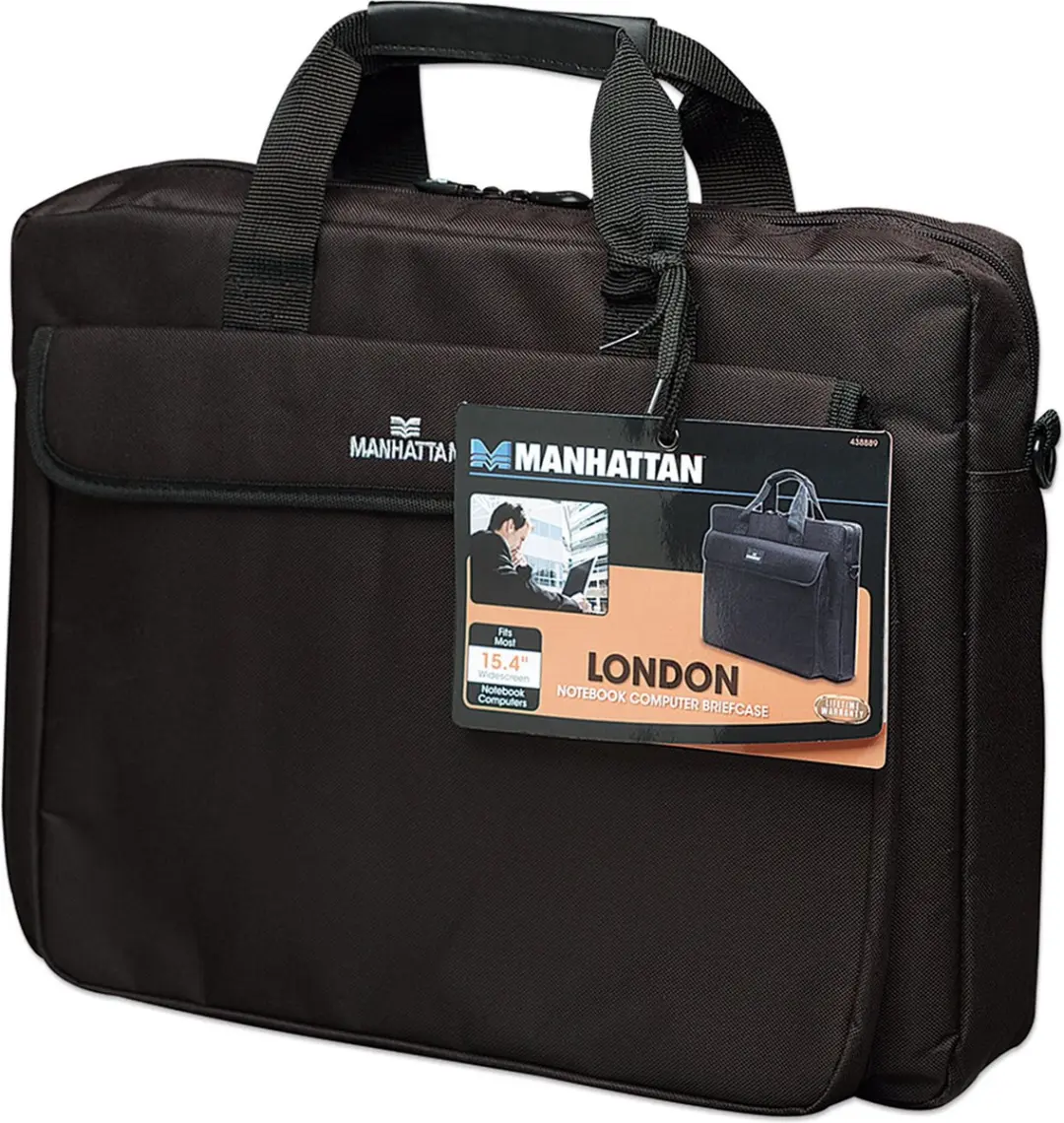 Manhattan London Notebooktas 438889 - 15.6 inch - Zwart