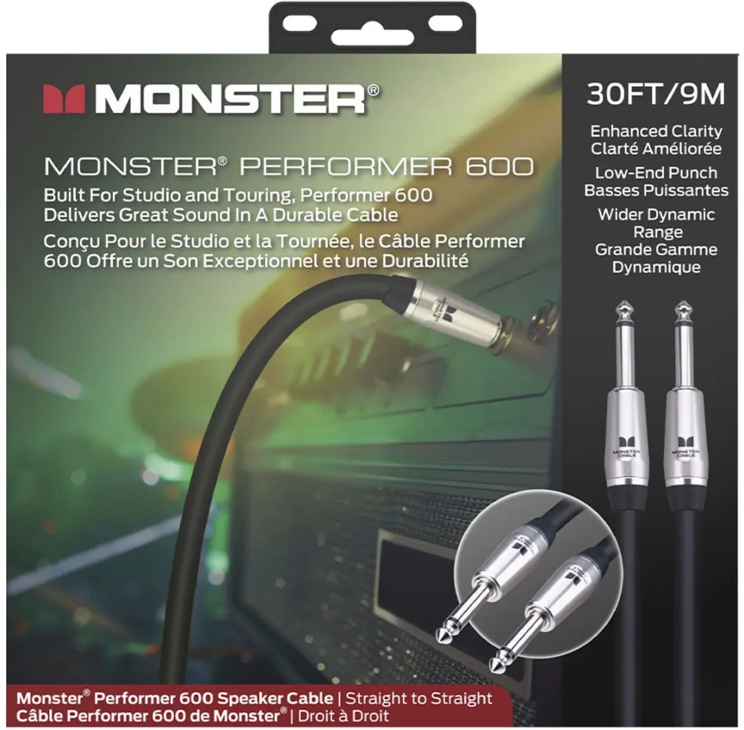 Monster Cable Performer 600 Jack Speakerkabel 9m