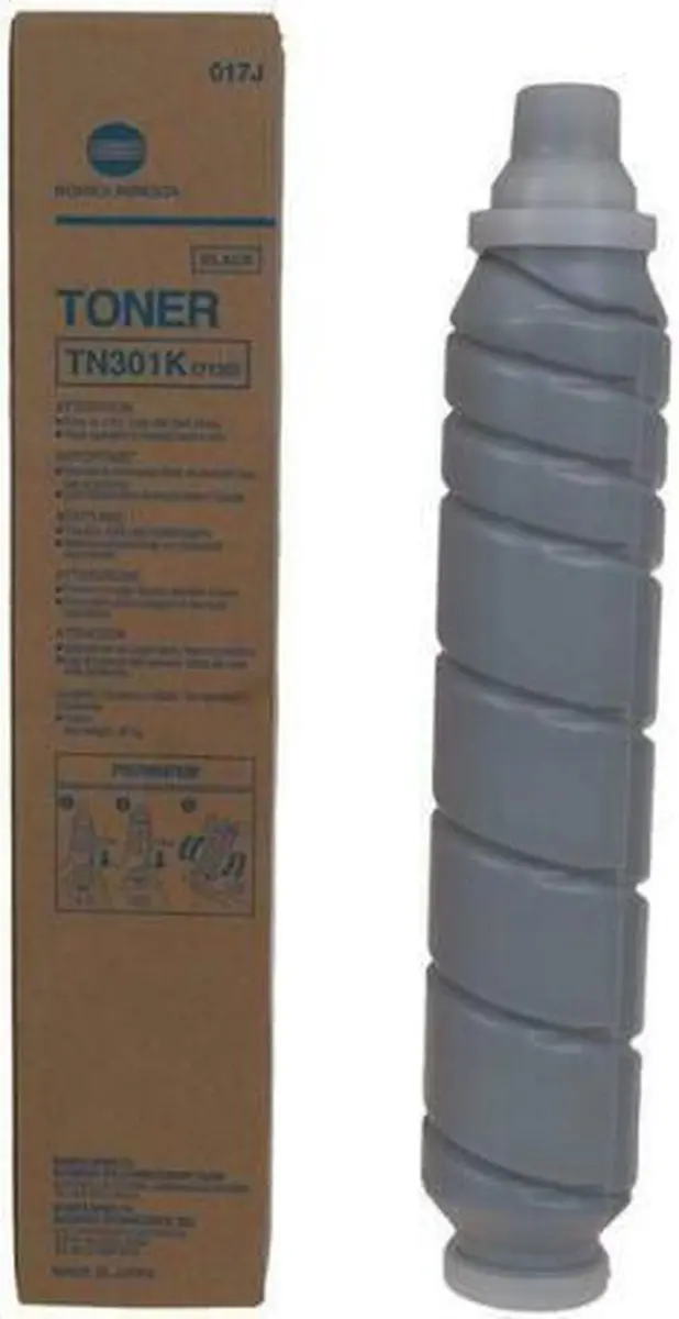 Konica Minolta TN-301K Toner - Zwart - 30.000 pagina's