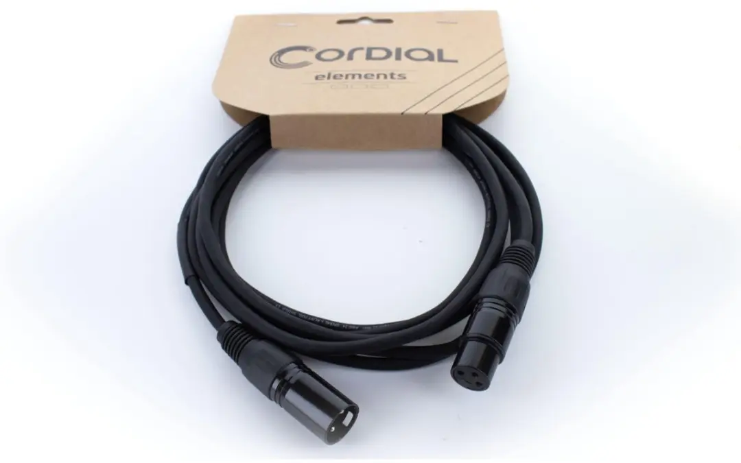 Cordial ED 1 FM DMX Kabel 1m - Zwart