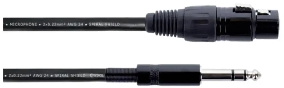 Cordial EM 6 FV Microfoonkabel 6m - Zwart - afbeelding 2 van 6