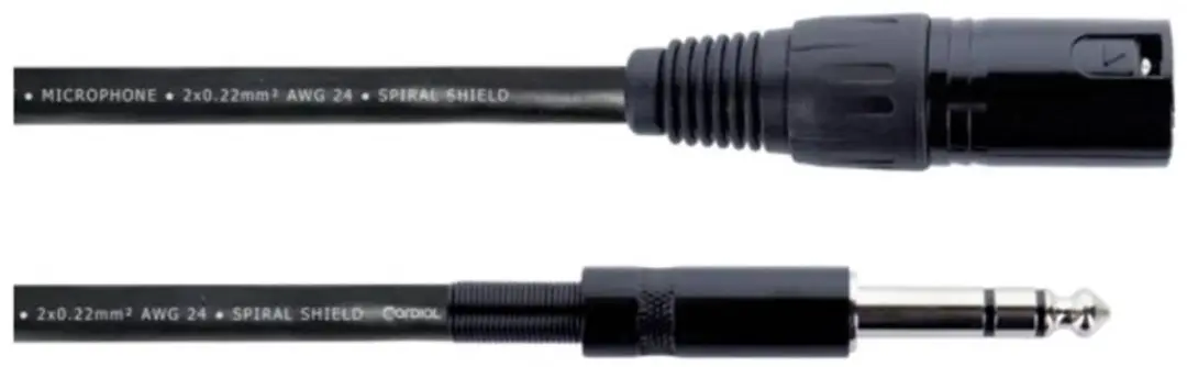 Cordial EM 3 MV Microfoonkabel 3m - Zwart - afbeelding 5 van 5