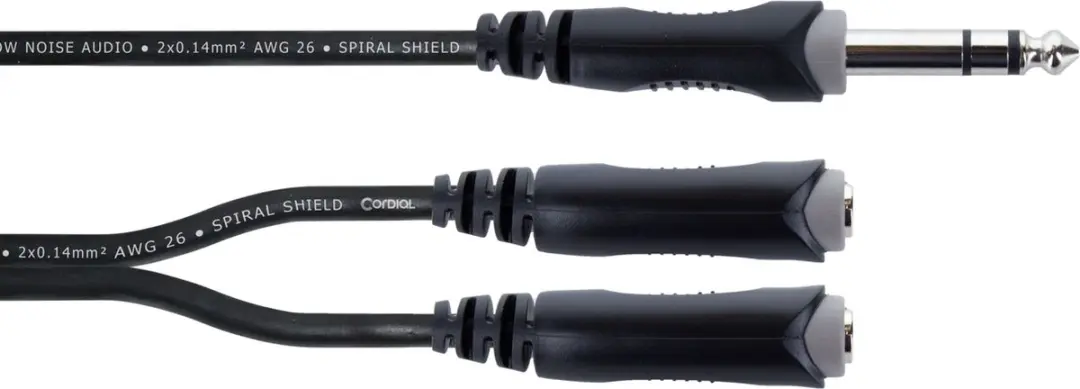 Cordial EY 0.3 VKK Y-Adapterkabel 0,3m - Zwart