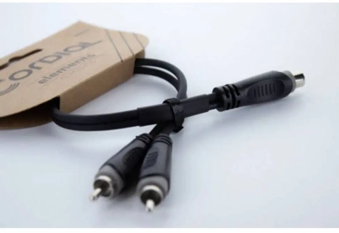 Cordial EY 0.3 ECC Y-Adapterkabel 0,3m - Zwart
