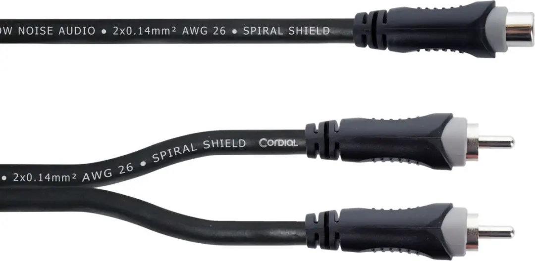 Cordial EY 0.3 ECC Y-Adapterkabel 0,3m - Zwart