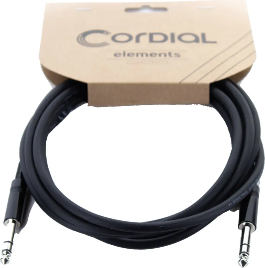 Cordial EM 6 VV Patchkabel stereo 6m - Aangepast