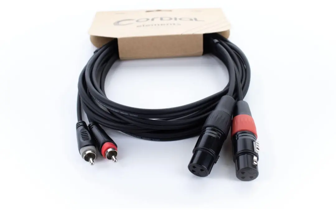 Cordial EU 1 FC Audiokabel 1m - Zwart