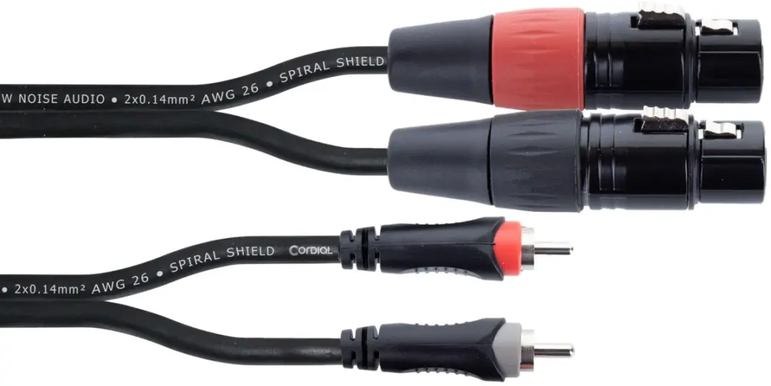 Cordial EU 1 FC Audiokabel 1m - Zwart