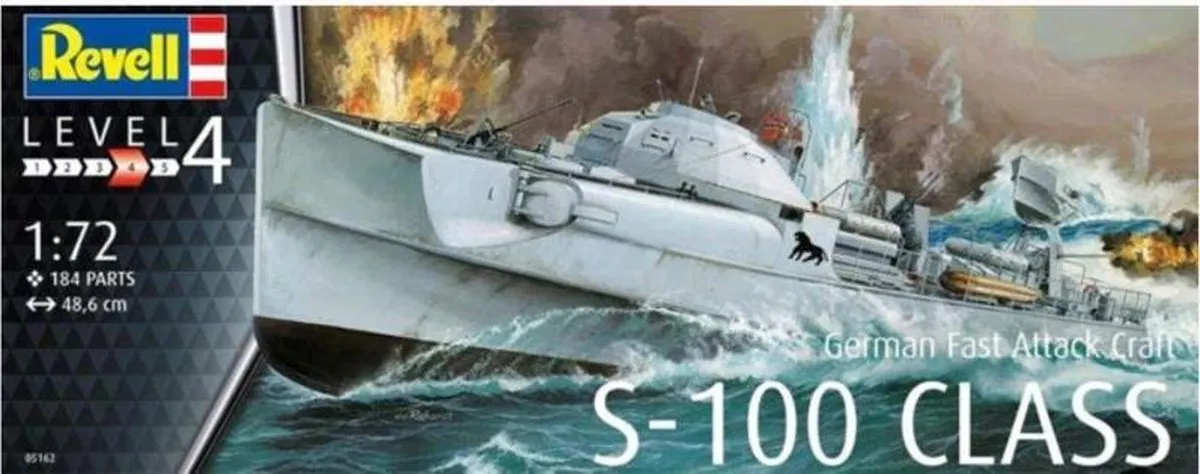 Revell 05162 German Fast Attack Craft S-100 Modelbouwpakket - 1:72 - Multi
