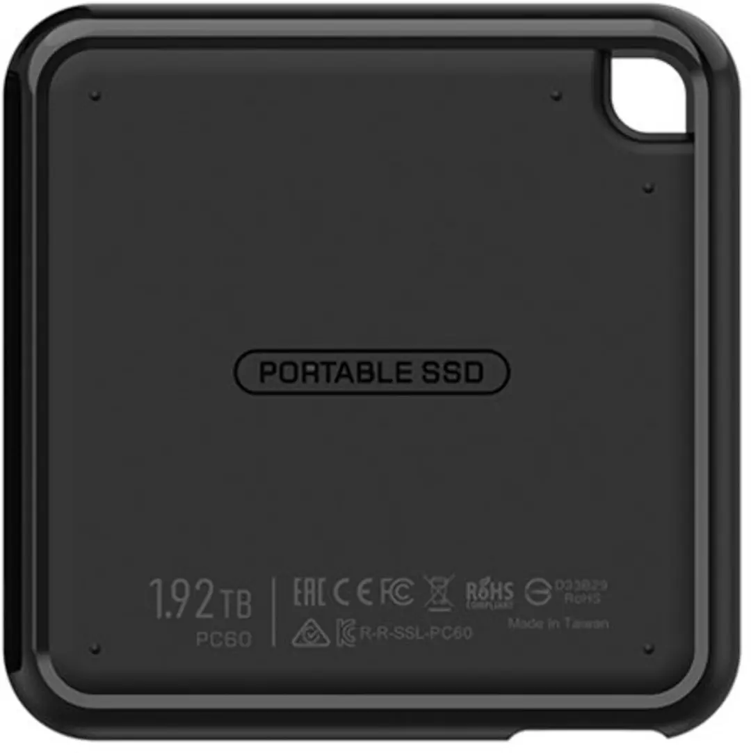 Silicon Power PC60 Externe SSD 1TB - USB 3.2 Gen 2 - 540MB/s - Zwart