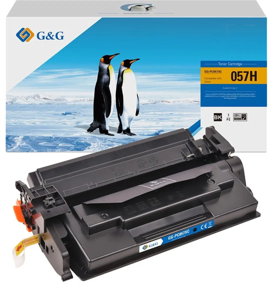 G&G NT-PC057XQC tonercartridge 1 stuk(s) Compatibel Zwart