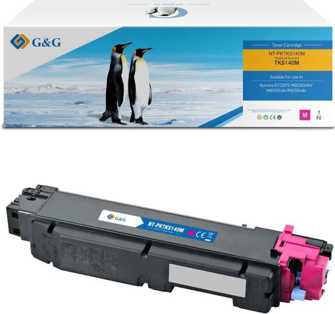 G&G Kyocera TK-5140 Toner cartridge Magenta 1 stuk(s) Huismerk / 5000 Pagina's