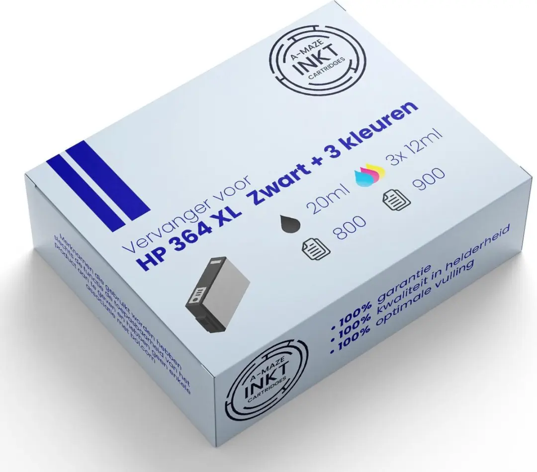 Huismerk HP 364XL (CN684EE) Inktcartridge 4-kleuren Voordeelbundel Hoge capacite