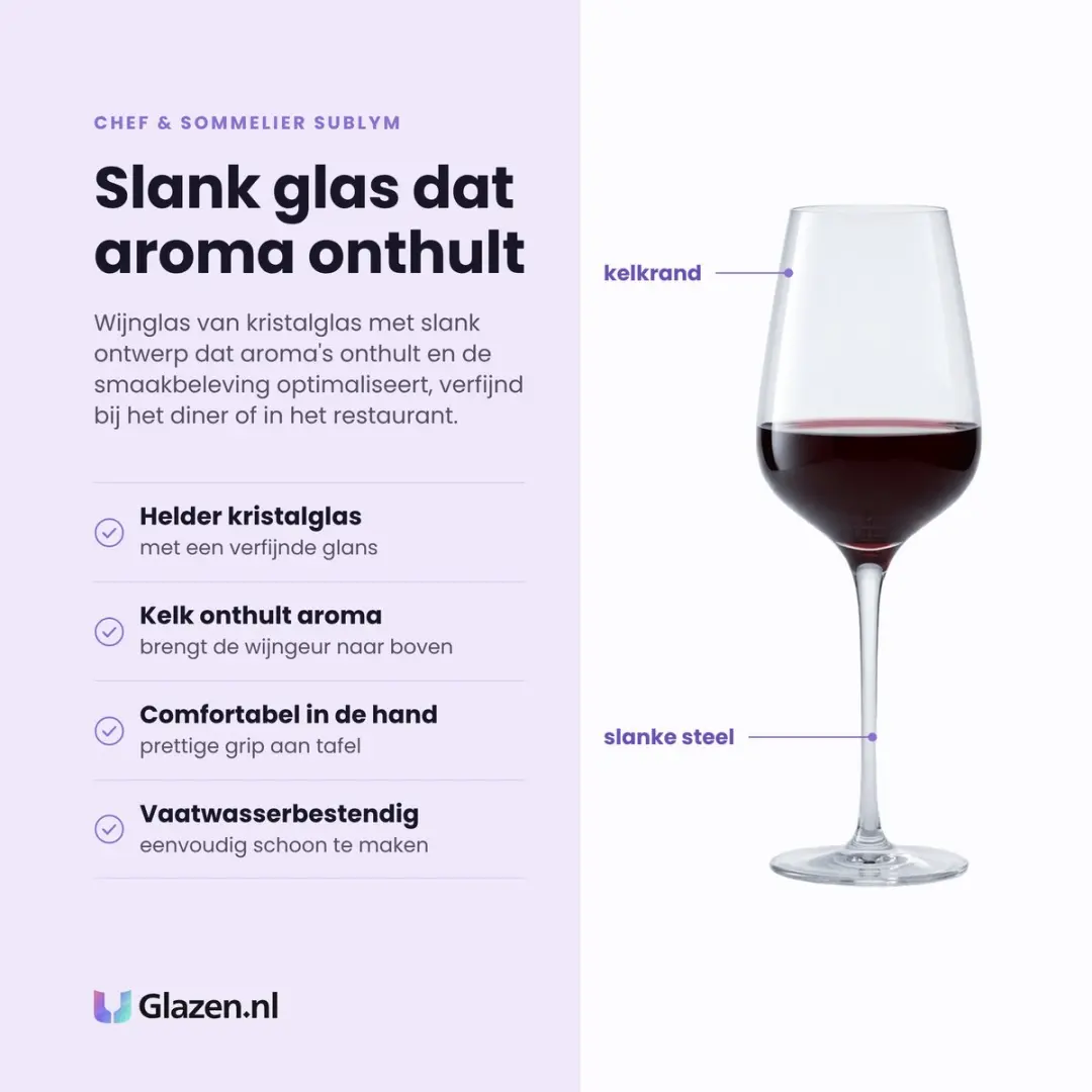 Chef & Sommelier Sublym Wijnglas 45cl - 6 Stuks