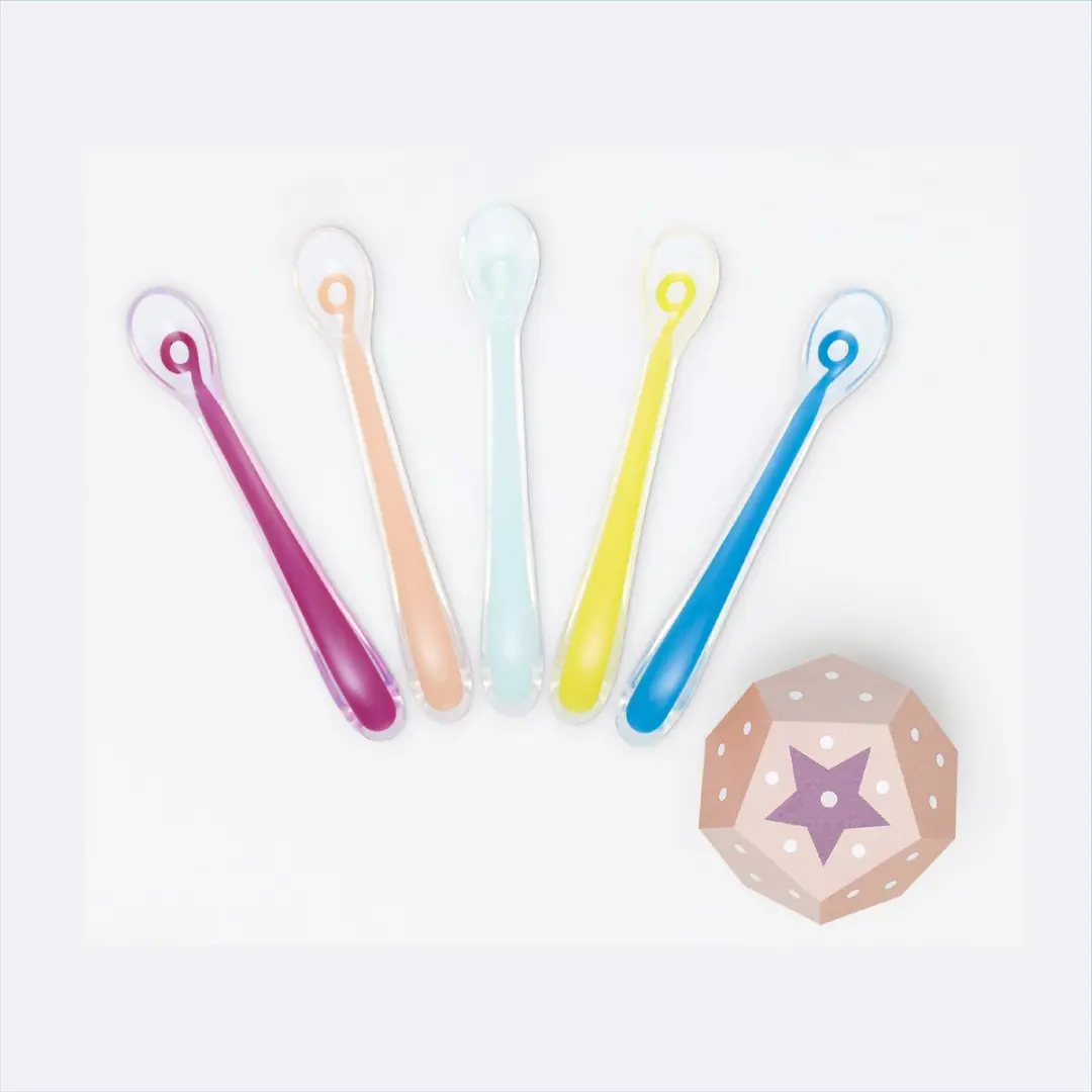 Babymoov Silicone Lepels - 5 Stuks Blauw - afbeelding 4 van 5