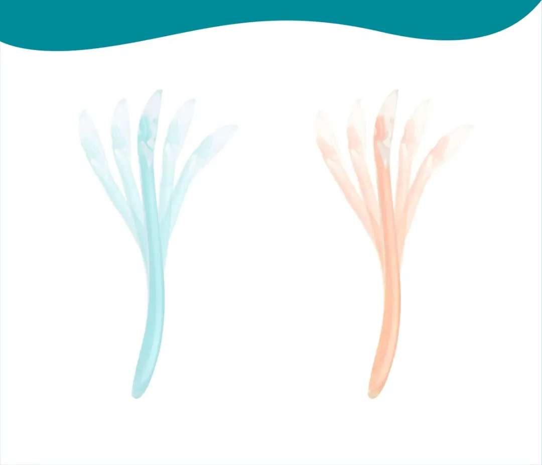 Babymoov Silicone Lepels - 5 Stuks Blauw - afbeelding 5 van 5