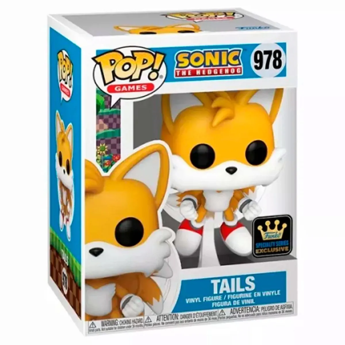Funko Pop! Sonic The Hedgehog Tails - Vinyl Figuur 978 - Multicolor - afbeelding 6 van 6