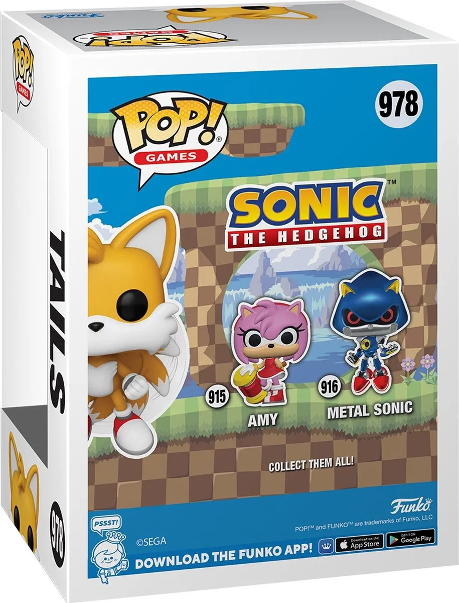 Funko Pop! Sonic The Hedgehog Tails - Vinyl Figuur 978 - Multicolor