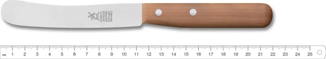 Robert Herder Buckels Ontbijtmes 118mm - Perenhout