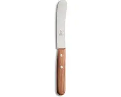 Robert Herder Botermes Buckels RVS 70mm - Kersenhout