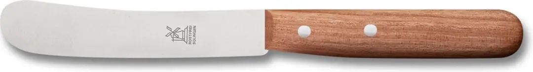 Robert Herder Botermes Buckels RVS 70mm - Kersenhout
