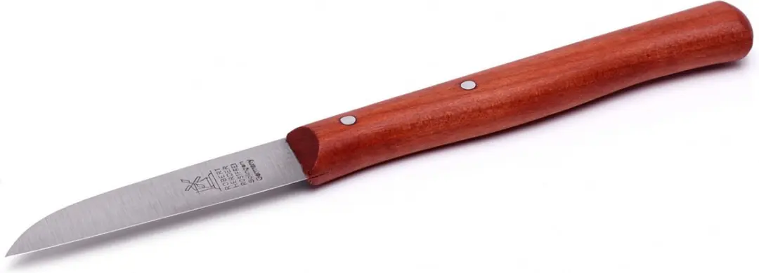 Robert Herder Molenmes – Schilmesje – RVS – Recht – Lemmet 65 mm – Heft Kersenhout - afbeelding 4 van 6