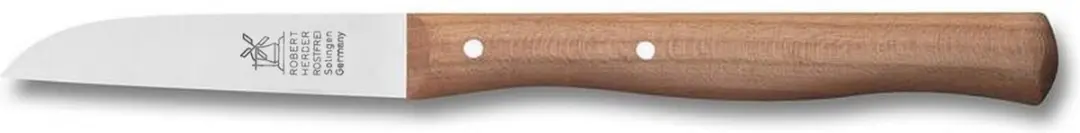 Robert Herder Molenmes – Schilmesje – RVS – Recht – Lemmet 65 mm – Heft Kersenhout - afbeelding 5 van 6