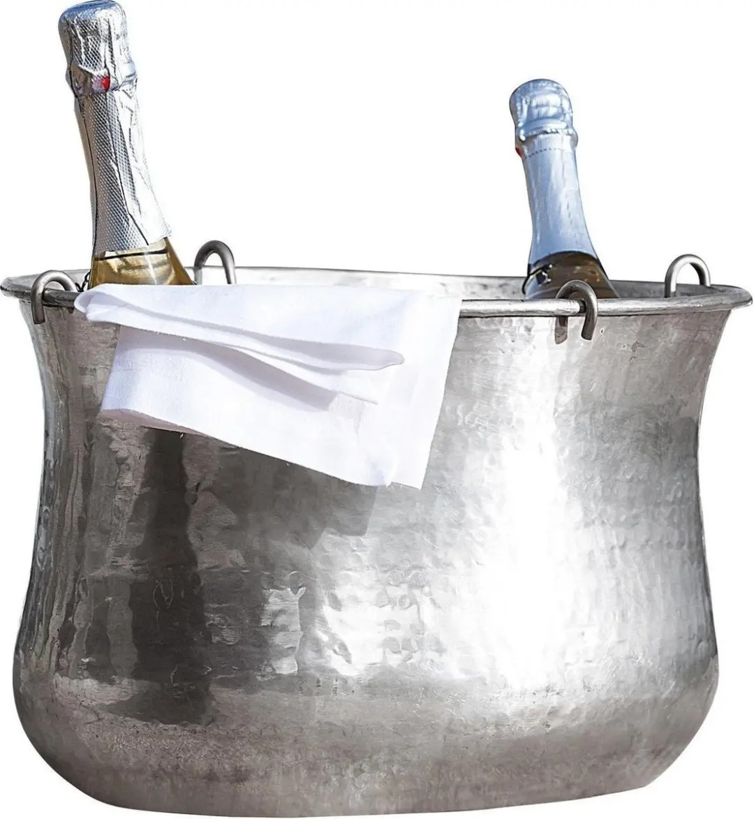Loberon Champagnekoeler Montgomery - Antiekzilver