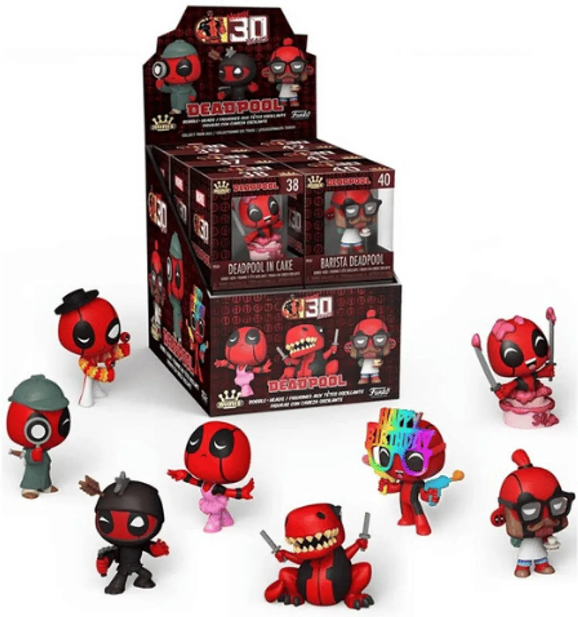 Funko Pop! Marvel Deadpool Happy 30 Years Mystery Mini