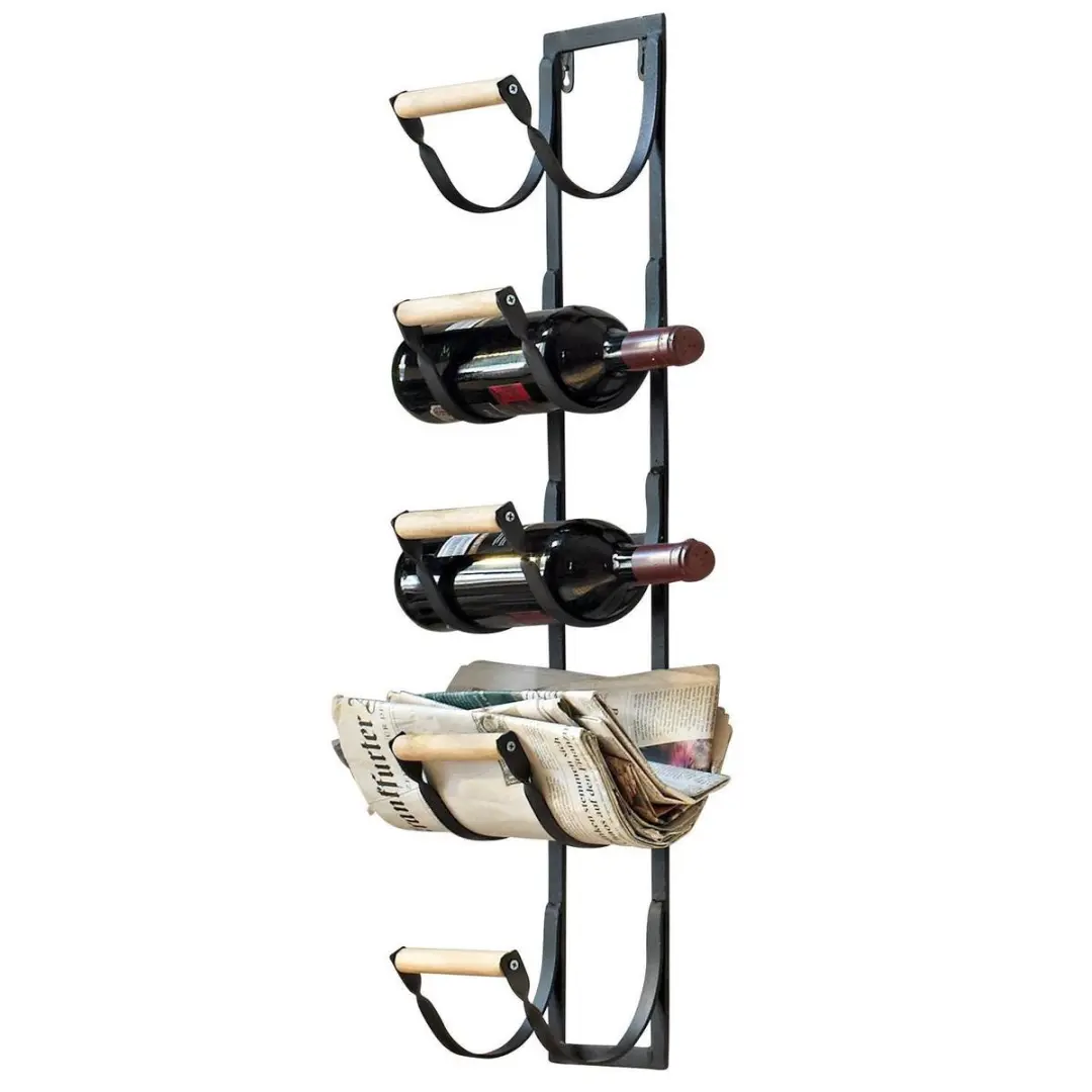Loberon Utica Wandorganizer - Zwart
