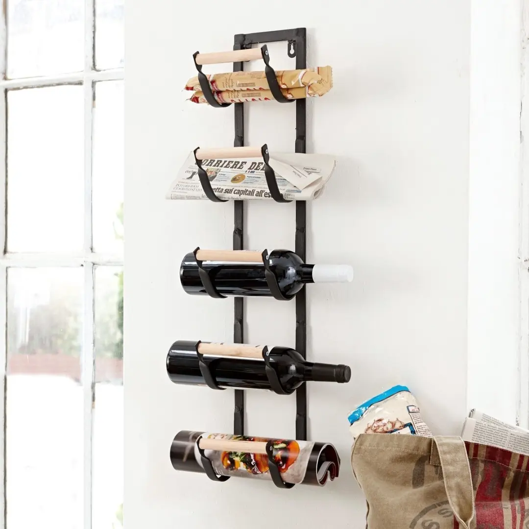 Loberon Utica Wandorganizer - Zwart - afbeelding 6 van 6