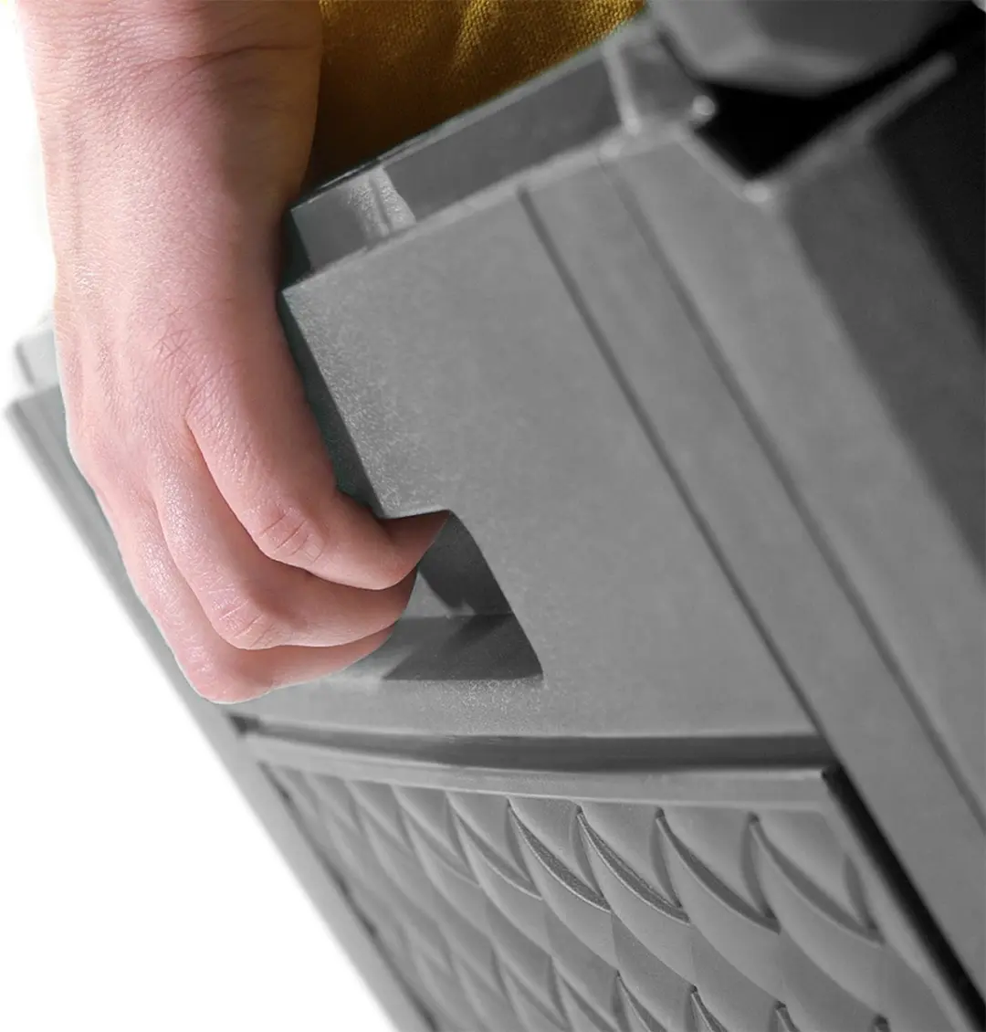 Deuba Opbergbox 310L Antraciet - UV-bestendig