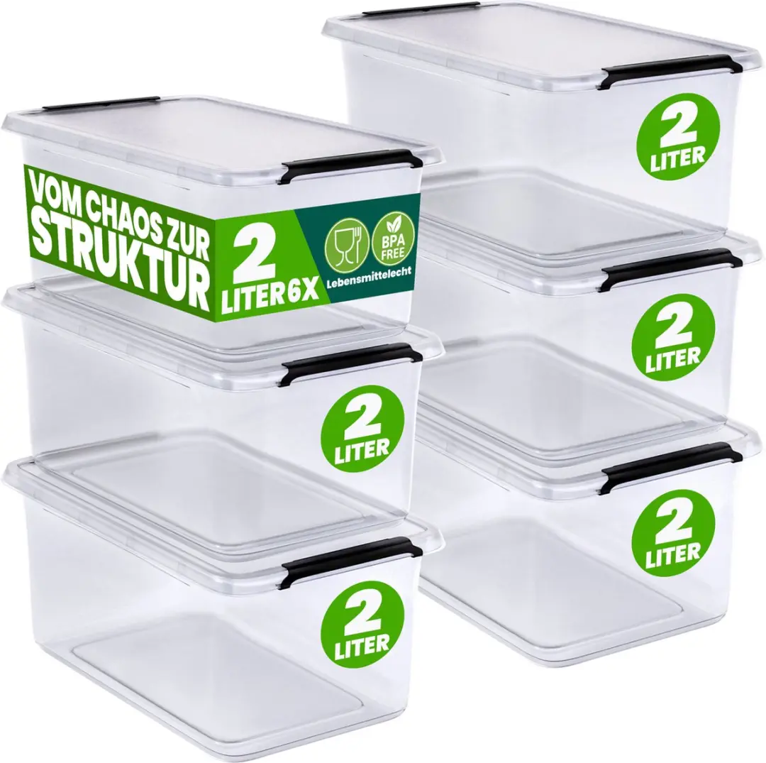 deuba Opbergbox Set 6 Stuks