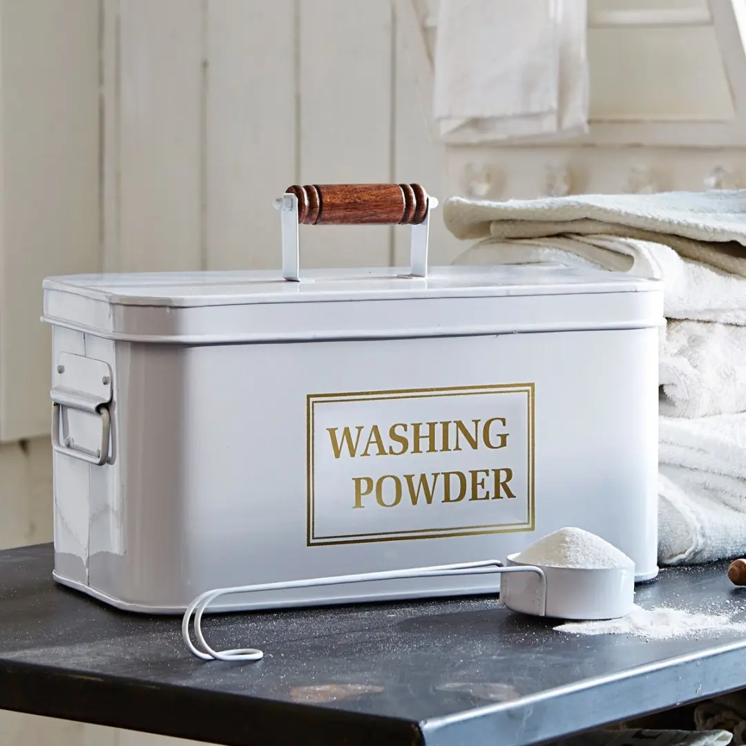 Loberon Wasmiddelblik Washing Wit - 1 Vak