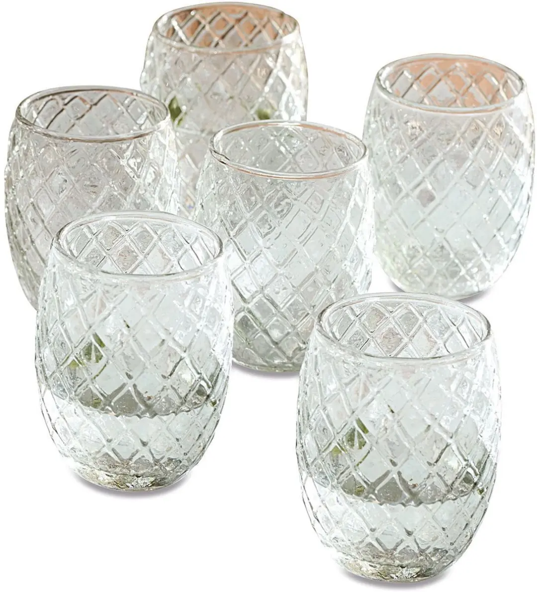 Loberon Corrofin Glas Set 6 Stuks - Ø9cm