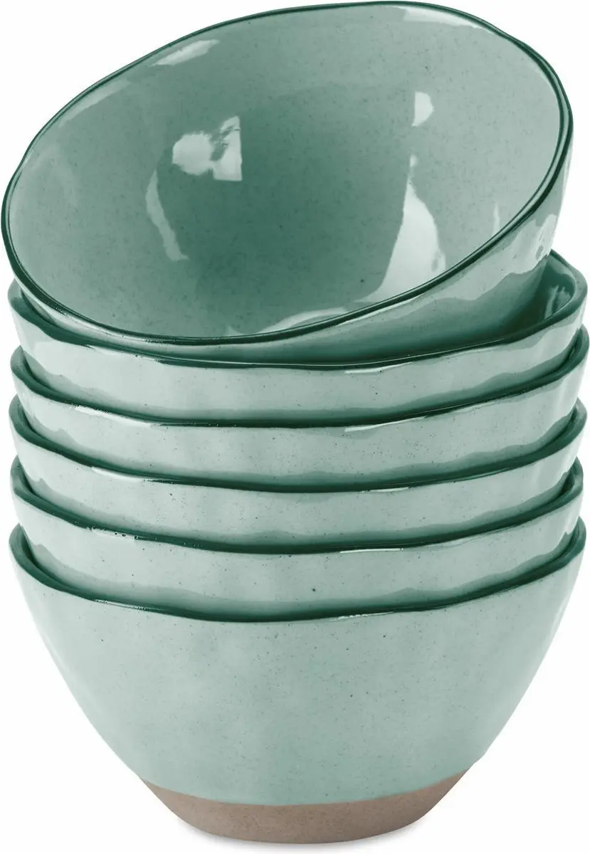 Loberon Biarré Komset - 6 Stuks Turquoise