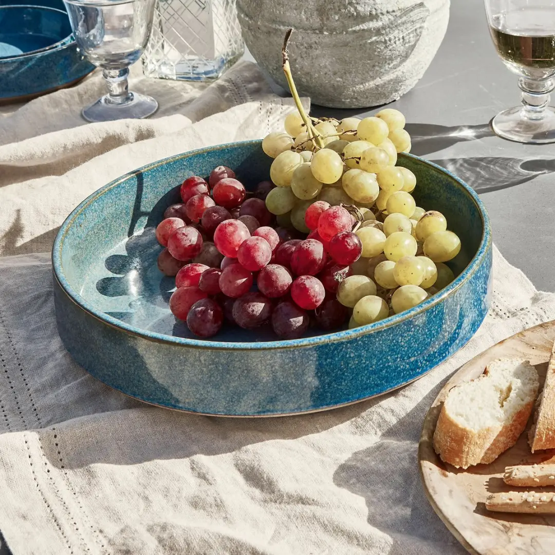 Loberon Saladeschaal Darney 21726 - Blauw
