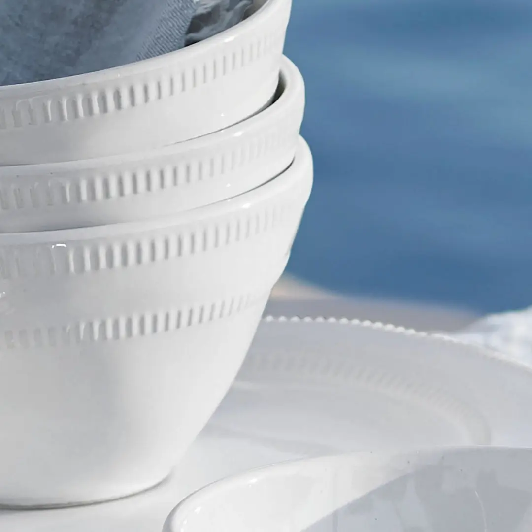 Loberon Alentejo Servies - 12-delig wit