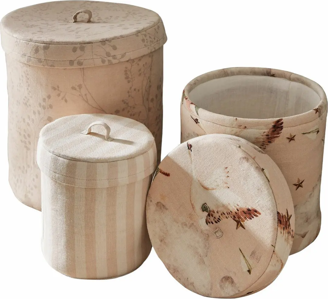 Loberon Bellise Boxset - 3 Stuks - 28cm - Crème/Rozemix