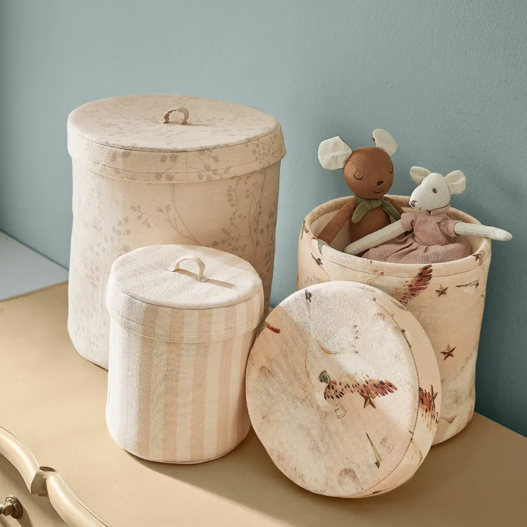 Loberon Bellise Boxset - 3 Stuks - 28cm - Crème/Rozemix