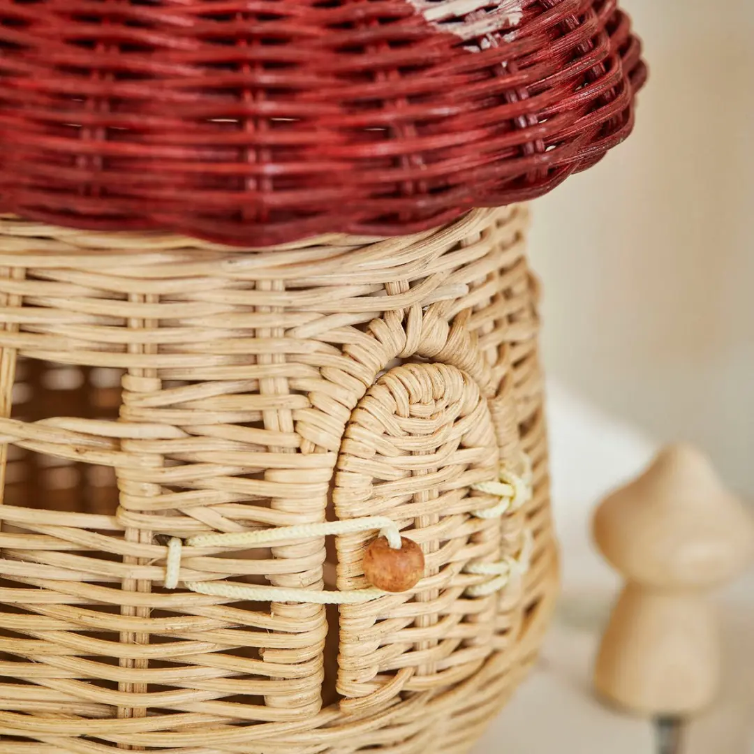 Loberon Mand Norilie - Rood/Bruin - Ø15cm